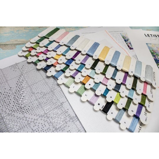 Letistitch Summer Splendor Counted Cross Stitch Kit